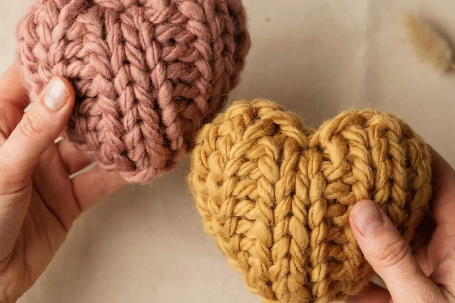 Crochet Heart Tutorial | Easy Cozy Decor for Beginners | Free Pattern