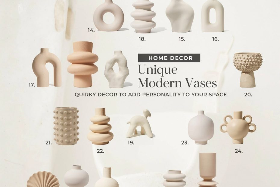 Modern Bathroom Vases | Ceramic Decor Ideas for a Sleek Look