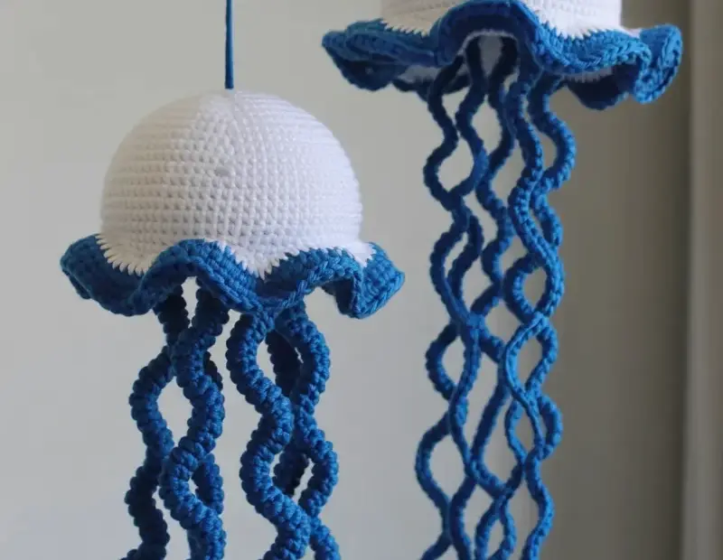 Crochet Jellyfish Tentacle Curling Mistake to Avoid