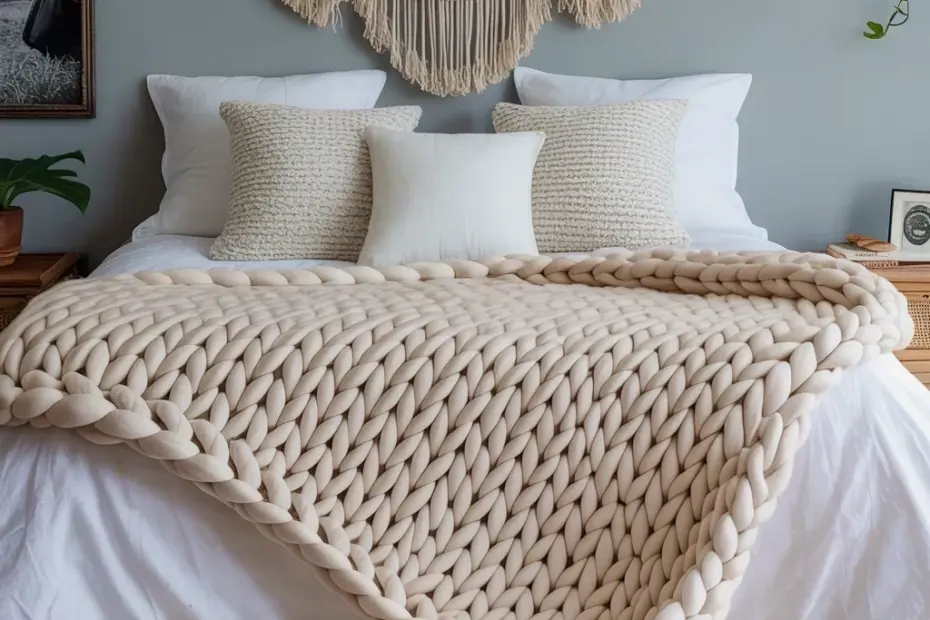 Crochet Flower Vine Fairy Lights Pattern for Cozy Cottagecore Bedroom Decor
