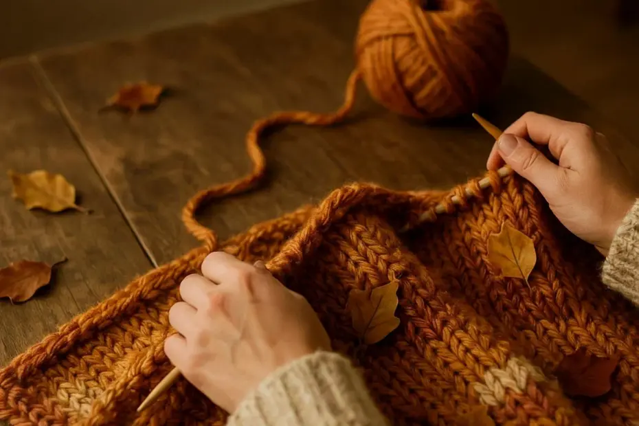 Heart Chunky Knit Blanket Before & After: Cozy Corner Makeover
